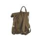 Mobile Preview: ROLLTOP BACKPACK LARGE GREEN CANVAS Rucksacktasche